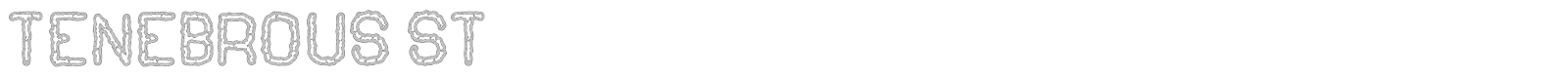 Tenebrous St font preview